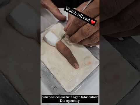 Silicone Finger Fabrication | Amazing prosthetics ❤️?? #artificiallimbs #inspire #siliconefinger