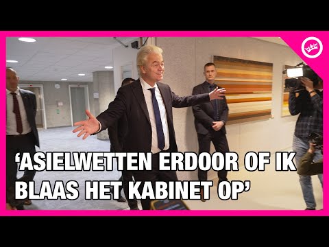 WILDERS: 'NSC werkt ons tegen, bij wijziging asielwetten VALT HET KABINET'