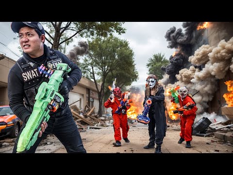 LTT Films : Silver Flash Warrior's Best Nerf Guns Battle What To Do With Captured Or Auto