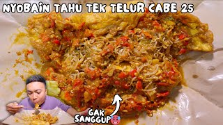 NYOBAIN TAHU TEK SURABAYA PAKE CABE 25!