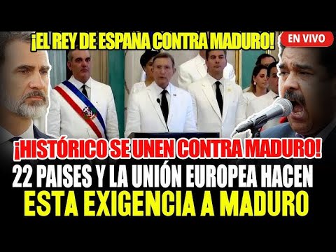 EN VIVO🛑22 PAISES  CONTRA EL DICTADOR NICOLAS MADURO💥HOY SE UNEN CON VENEZUELA ACORRALAN A MADURO🛑🚨