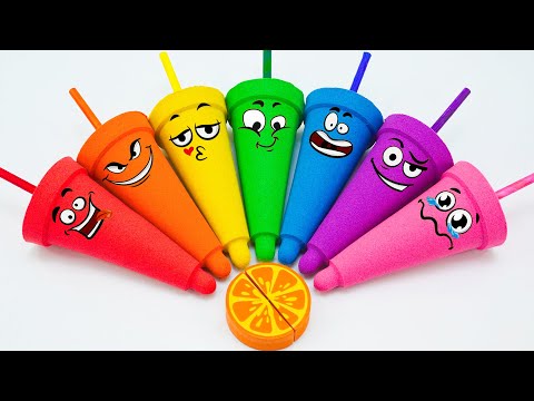 ASMR Video | How To Make Rainbow Umbrella Ice Cream From Kinetic Sand | Best Of Yo Yo Idea