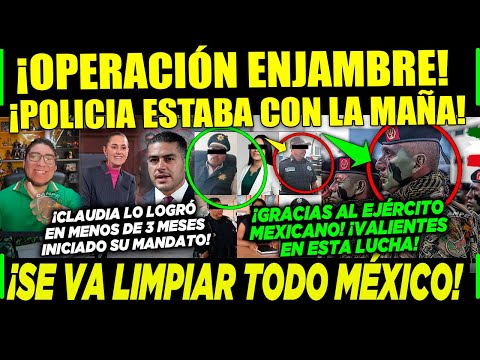 VIERNES! CLAUDIA ¡EMPEZÓ LA MEGA LIMPIA EN MÉXICO! CAEN JEFES DE POLICIA ¡CON LA MAÑA! ¡ES SU FIN!