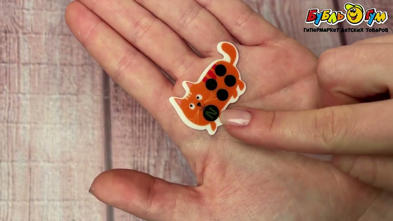 Термометр-наклейка Котенок - видео