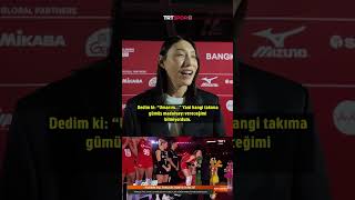 🗣 Takımımıza gümüş madalyayı takdim eden Kim Yeon-koung #TRTSporDijital'e konuştu: "Bu bir kader."