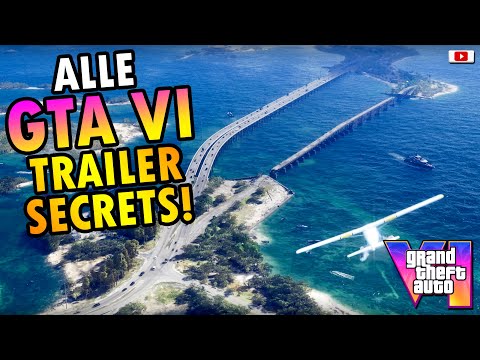 🌴ALLE versteckten GTA VI Trailer Secrets!🌴 [Grand Theft Auto 6 First Trailer Analyse Epic Breakdown]