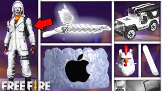 RETO: SOLO PODEMOS USAR COSAS DE COLOR BLANCO 🤍 FREE FIRE