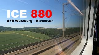 Die komplette SFS Würzburg - Hannover aus dem ICE 4 | ICE 880 Mitfahrt