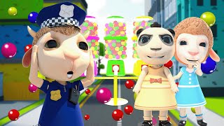 Oh No! The Candy Machine Was Broken☀️Stories for Kids🔥A Children's Song😁 Dolly and Friends 3D