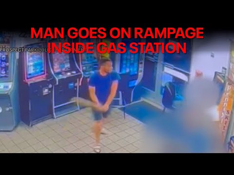 Man charged after going on rampage in Delco gas station