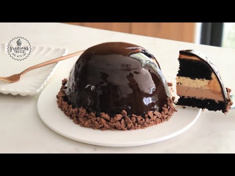 All my favourite layers in one cake | Irish Dome Cake Recipe | with Egg Substitute