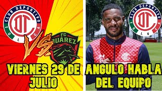 TOLUCA VISITA A JUÁREZ DE CRISTANTE | ANGULO QUIERE SEGUIR CON LA RACHA | DIABLOS MEJORAN EN DEFENSA