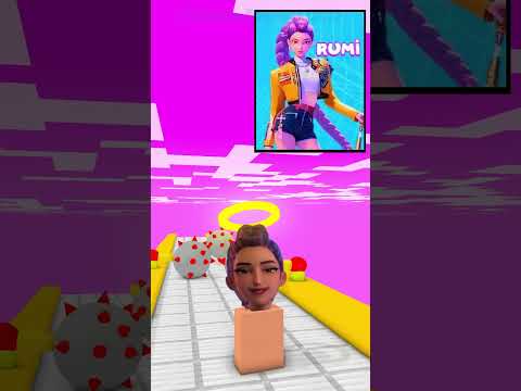 Rumi & Jinu Heaven and Hell run Challenge MINECRAFT - ANIMATION #minecraft #animation #fpyシ #shorts