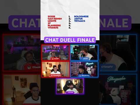 Chat Duell Finale #eligella #gtime #sidneyeweka