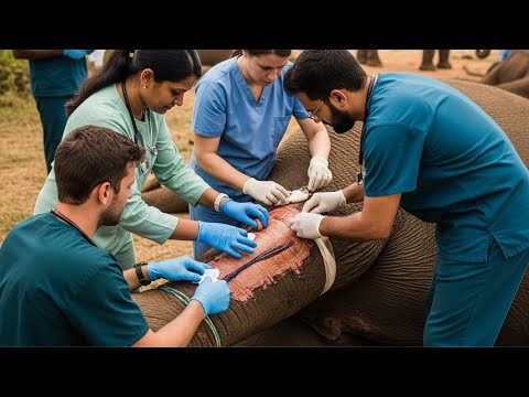WORLD'S BIGGEST PATIENT How Vets Treat an Elephant's Leg Injury
