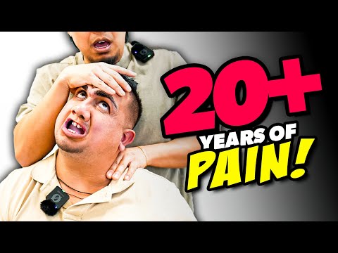 *20 YEARS* HEALED IN *20 MINUTES!?* 😱😭 | Asmr Chiropractic Back & Neck Pain Relief | Dr Tubio