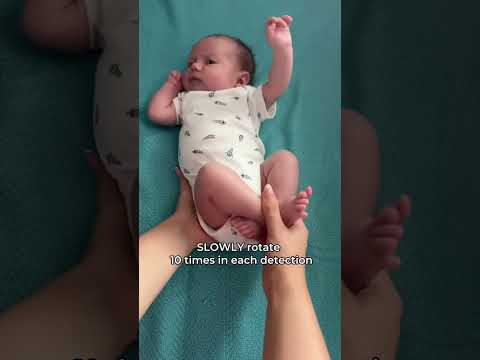 Gas relief massage. Move gently but surely to relieve trapped gas. #creatorsearchinsights #babyhacks