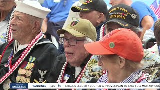 Veterans celebrate end of WWII on 80th anniversary