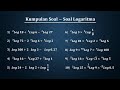Logarithmic Expressions and Simplifications