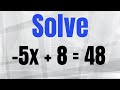 Solving Linear Equations