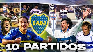 LOS ÚLTIMOS 10 PARTIDOS ENTRE BOCA JUNIORS Y UNIVERSIDAD CATÓLICA