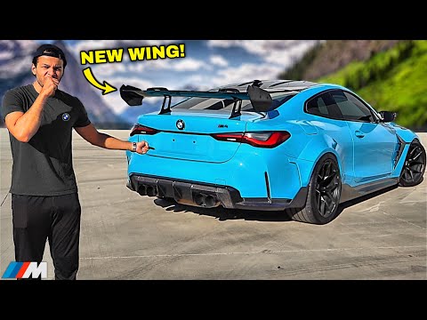 Building a BMW M4 G82 into a Supercar: GT3 CARBON WING INSTALL [PART 4]