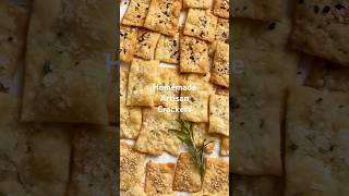 Homemade Artisan Crackers 🍇🌿🧀