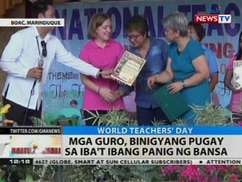 Mga Guro Binigyang Pugay Sa Iba T Ibang Panig Ng Bansa Videos Gma News Online