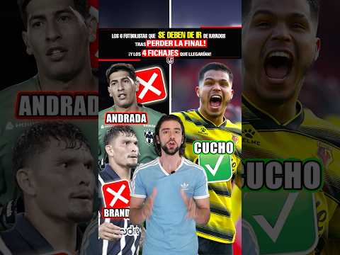 Los 6 Futbolistas que SE DEBEN DE IR de Rayados tras PERDER LA FINAL ¡Y 4 FICHAJES que llegarían!✅❌