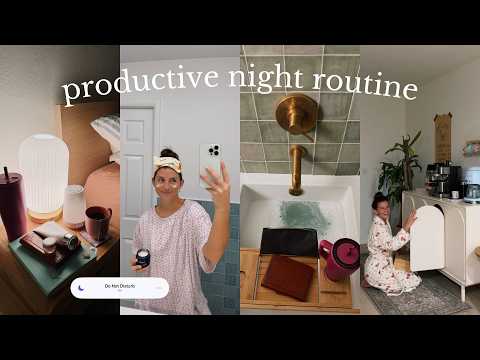 productive night routine *embrace the time change and shorter days*