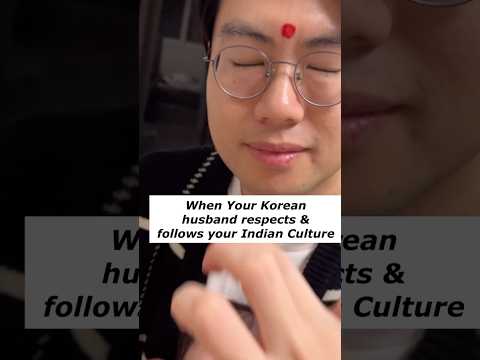 When Your Korean Husband follows your culture