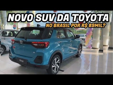 TOYOTA RAIZE 2026 E UM TRUNFO APOS YARIS CROSS CONTRA O VOLKSWAGEN TERA FIAT PULSE!