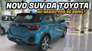 TOYOTA RAIZE 2026 E UM TRUNFO APOS YARIS CROSS CONTRA O VOLKSWAGEN TERA FIAT PULSE!