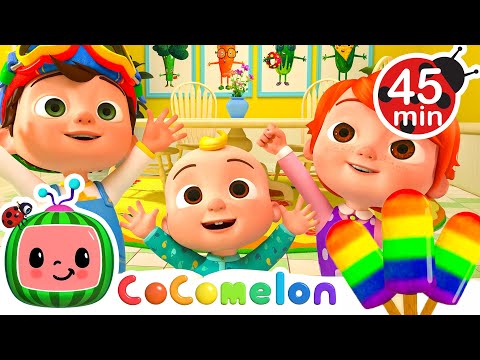 The Colors Song with Popsicles | Cocomelon 🍉 | Kids Learning Songs! |  Sing Along Nursery Rhymes 🎶