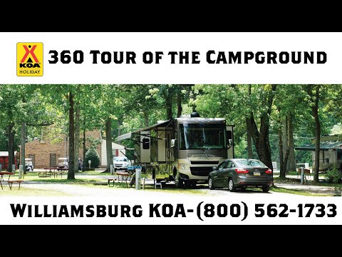 360 Tour of the Campsites at Williamsburg / Busch...