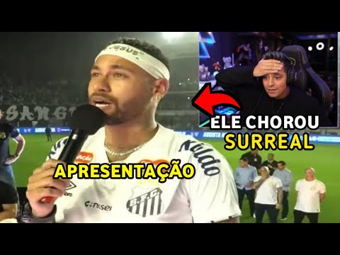 LOUD CORINGA REAGINDO A APRESENTAÇÃO DO NEYMAR NO SANTOS - SURREAL