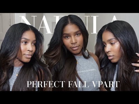 EASI CONTOUR OMBRÉ BROWN YAKI STRAIGHT VPART |UPGRADED V-Part | Affordable EasiContour | NADULA