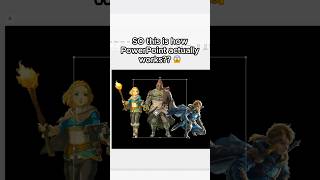 I can't believe this is PowerPoint 😳 #powerpoint #presentation #zelda