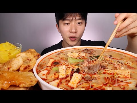 약간 매운맛 탕화쿵푸 마라탕! 88마라탕 꿔바로우 먹방! ASMR MUKBANG MALATANG GUOBAOROU EATING SHOW
