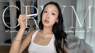 GRWM in my new apartment🐱🏠 friendship problems, having high standards, living alone…