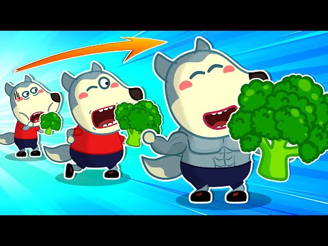 Yes Yes, Stay Healthy! Big, Medium and Small Plate Challenge 🤩 Wolfoo Kids Cartoon
