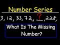 Finding Missing Numbers in Sequences