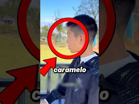 El caramelo de espada de este chico es increible... 😱❤️