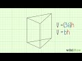Volume and Area of Triangular Prisms