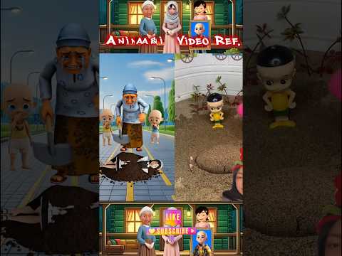 Kak Ros Dikubur, upin ipin sedih 😭 | Animasi vs Original #upinipin #shorts #viralshorts