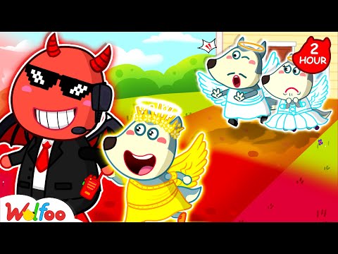 Real Mom Is Always an Angel 😇 😈 Angel vs Demon Mom | Funny Stories for Kids | Wolfoo Family