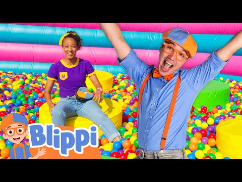 Blippi's Biggest Ball Pit Challenge! | BEST OF BLIPPI TOYS | Educational Videos for Kids