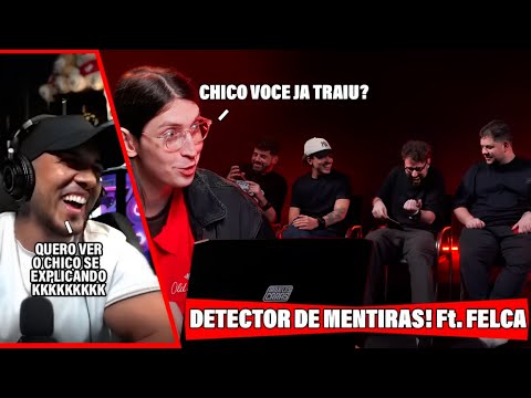 HUDSON AMORIM REAGINDO DETECTOR DE MENTIRAS! Ft. FELCA! Aqueles Caras