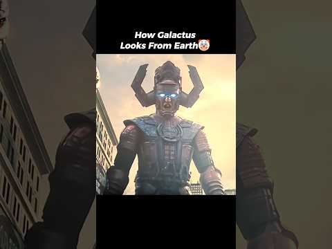 How Galactus Looks From Earth vs How Celestials Looks From Earth💀