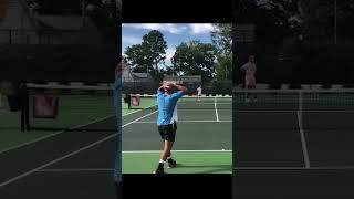 Even Non Tennis Fans Will Enjoy This Jumping Tweener  #viral #tennis #shorts #new #trick #tennis2026